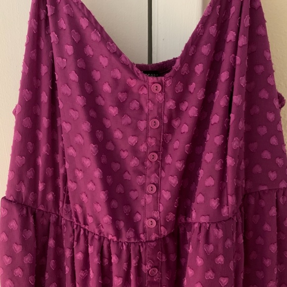 Torrid Chiffon Midi Dress - Picture 3 of 4